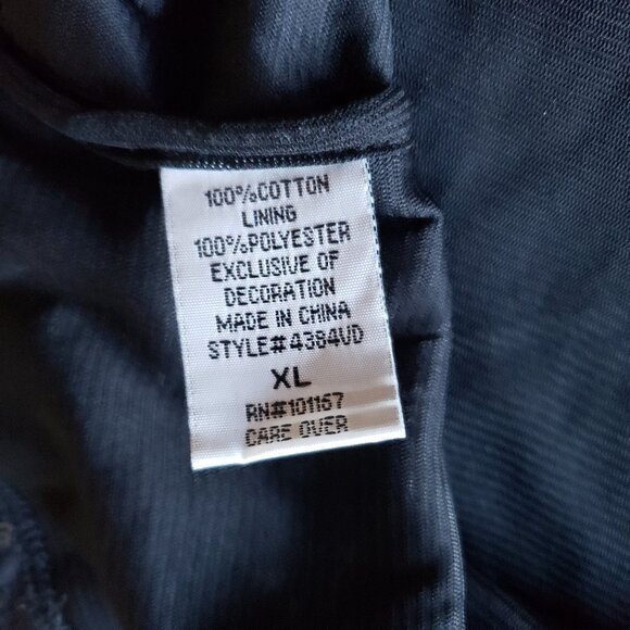 Cha Cha Vente Black Sequin Short Sleeve Tee-Shirt - Size XL - Picture 5 of 5